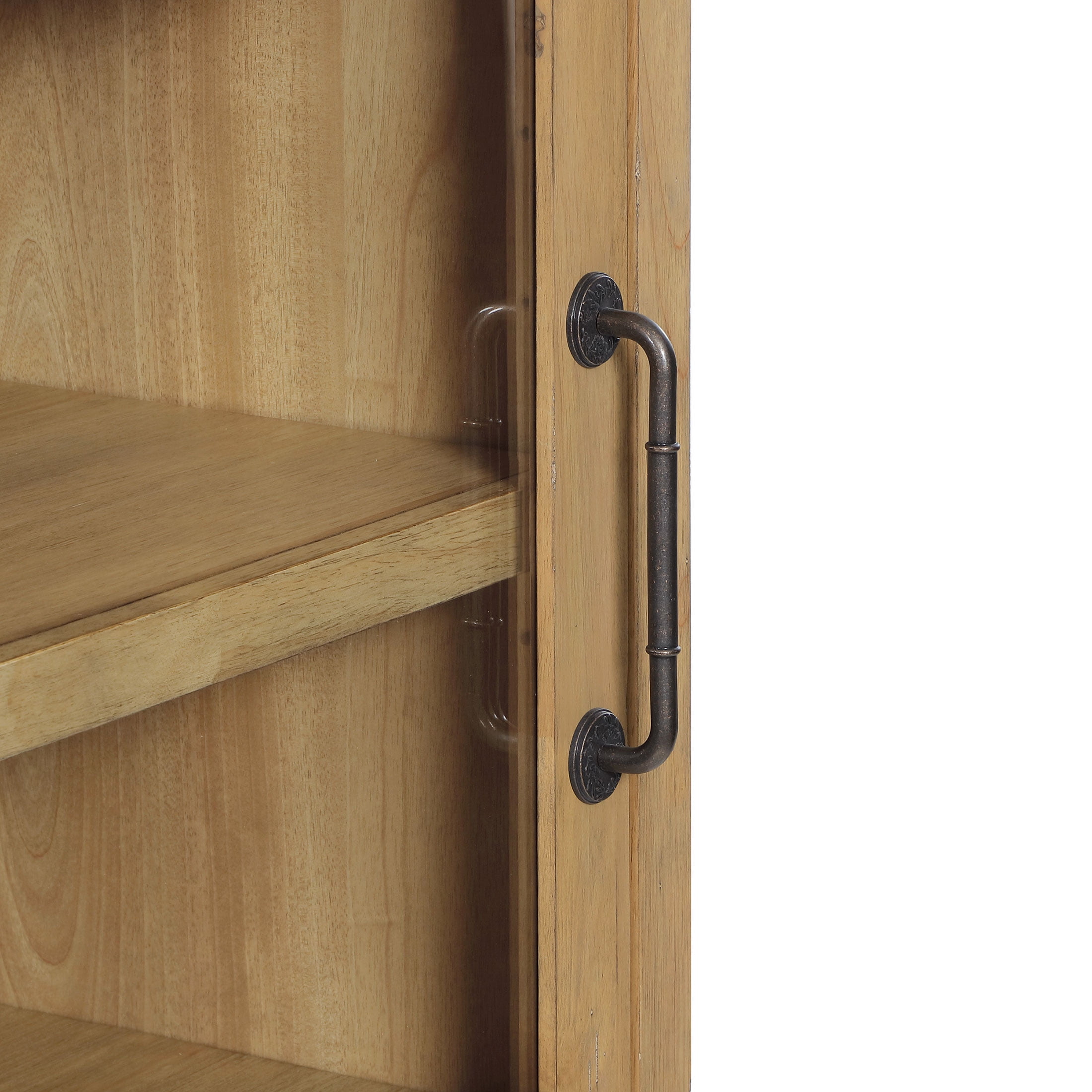 The Pioneer Woman Willa Dining Hutch Cabinet, Heirloom Wheat Finish