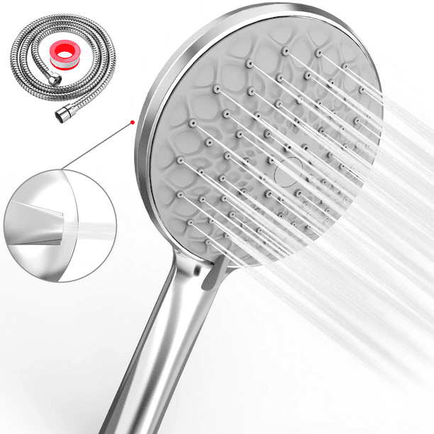 Shower Head with Hose, FiveHome 6 Mode Settings High Pressure Handheld