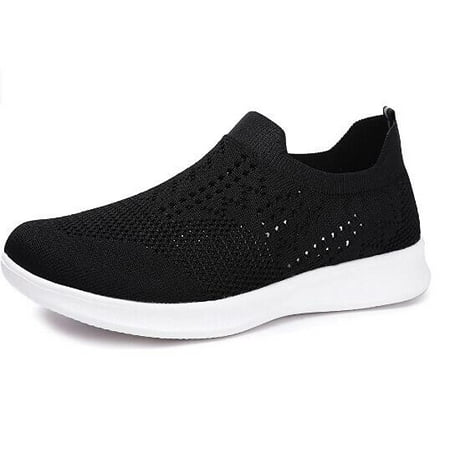 

Women s Casual Walking Shoes Breathable Mesh Slip On Sock Sneakers Size 8.5