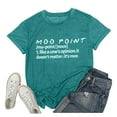 thumbnail image 1 of LUOGENLI T-shirts pour Femmes, T-shirts d'Été à Col Rond, Mode Imprimée, Manches Courtes, Coton Coloré, T-shirts Graphiques pour Femmes, Saint-Valentin, Bleu P, 1 of 2