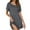 Gray, variant on dazeni Nightgowns for Women Short Sleeve Sleep Shirts Scoop Neck Nightshirts Soft Sleepshirt Caual T Shirt Sleepdress Solid Color Pajamas House Dress