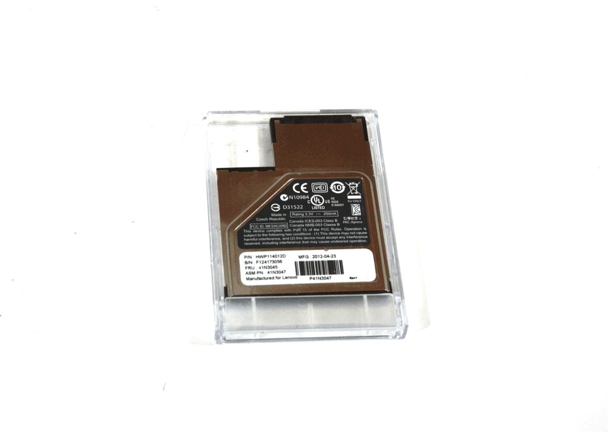 Genuine IBM HWP114012D PC Express Compact Smart Card Reader Writer Laptop 41N3045 41N3047