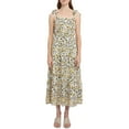 thumbnail image 2 of Social Standard Women's 3 Tier Smocked Back Tied Maxi Sundress (Floral, M), 2 of 4