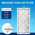 thumbnail image 3 of LotFancy 10x20x1 Air Filters, MERV 13 Pleated HVAC AC Furnace Air Filters, 4 Pack, 3 of 9