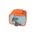 thumbnail image 3 of 2 Pin Speed Adjustable LED Indicator Flasher Turn Signal Light Relay Resistor Fix Hyper Control Flash for Motorcycle Orange Color, 3 of 6