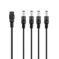 thumbnail image 7 of 3FT Exra Long 2 Pack 1 Female to 4 Male 5.5mm*2.1mm DC Power Splitter Cable, 1 to 4 Way DC Power Output Y Adapter Cable Cord for CCTV Cameras Router LED Light Strip and More (2), 7 of 7