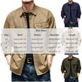 thumbnail image 3 of Bxsruta Mens Long Sleeve Shirts Casual Button Down Utility Shirts with Pockets, 3 of 6