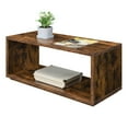 thumbnail image 2 of Convenience Concepts Northfield Admiral Coffee Table with Shelf, Barnwood, 2 of 5