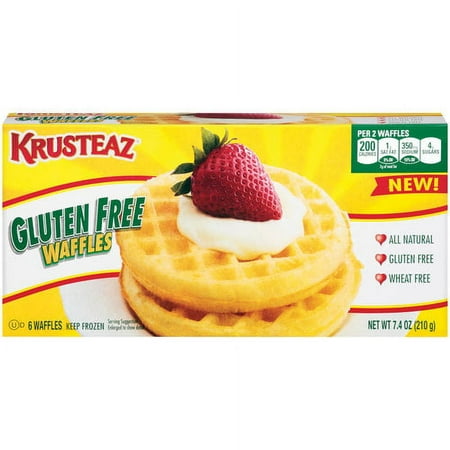 Krusteaz Gluten Free Waffles, 7.4 oz