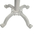 thumbnail image 4 of Contemporary Home Living Adjustable Round Top Barstool - 30" - White, 4 of 9
