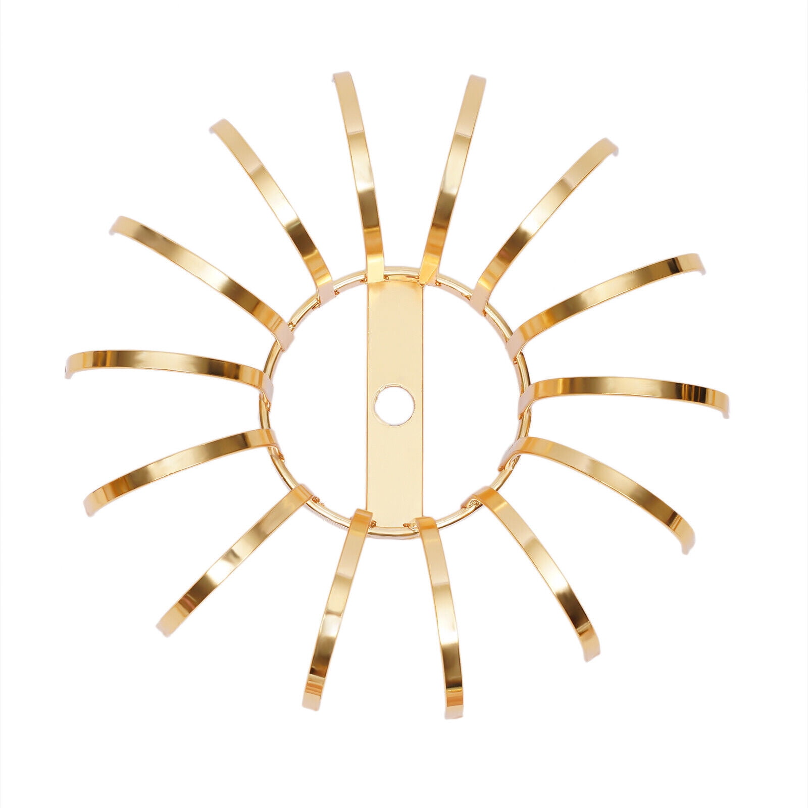 Fichiouy Modern Crystal Ceiling Lamp K9 Crystal Chandelier Pendant Fixture for Living Room Gold