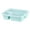 #1-Green, variant on Lunch Box Bento Container, Wave Safe, 3-compartment Design, Transparent Lid, Food-grade Material, Easy Clean Storage, Topliu