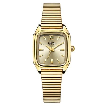 Women s Quartz Watch Stainless Steel Bracelet 30M Waterproof Small Square Watch Elegant Vintage Analog Wristwatch for Business Casual Dress Wear Birthday Anniversary Gift for Women