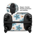 thumbnail image 4 of Lsque Flower Leaves Printed Luggage Cover, Travel Luggage Protector,Scratch and Dirt Resistant, Fits 18-32 Inch Luggage - Large, 4 of 9