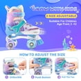 thumbnail image 2 of Patines NEMONE Mermaid o Bunny Strawberry, 4 tamaños ajustables, 2 of 7