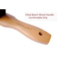 thumbnail image 3 of OAKART Hand Brush Soft Bristle with Oiled Beech Wood Handle 14 Inch Long (Brown), 3 of 5