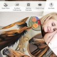 thumbnail image 3 of Nawypu Horse Blanket Horse Gifts for Girl, Christmas Birthday Horse Gifts for Women,Gifts for Daughter Friend Horse Lovers,Horse Dream Catcher Flower Print Soft Throw Blanket for Couch Bedding, 3 of 6