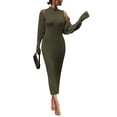 thumbnail image 1 of Conjunto de Vestido de Punto de 2 Piezas para Mujer PRETTYGARDEN Talle XL, 1 of 8