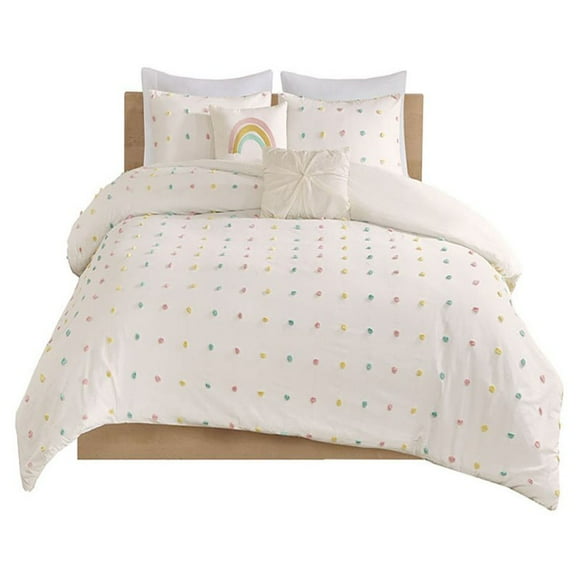 Urban Habitat Kids Callie Pom Pom Twin/Twin XL Duvet Cover Set in Multi-Color