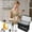 2Pcs Tool Bag Under $5 a1, variant on sdhkgrrt Double Layer Suitcase Hair Dryer Tool Bag, Storage Case for Styling Tools, Portable Organizer for Travel, Heat Resistant Pouch for Curling Iron, Blower, Beauty Accessories