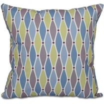 Simply Daisy 16" x 16" Wavy Splash Geometric Print Pillow