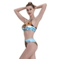 thumbnail image 6 of Picia Animals on Noah's Ark Women's High Waisted Bikini Scoop Neck Swimsuit Two Pieces Bathing Suit-Small, 6 of 8