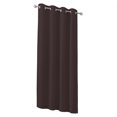 thumbnail image 2 of cortina tipo seda traslucida chocolate, 2 of 4