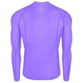 thumbnail image 5 of YOIAVAIOY Men's Sports Running Set long Sleeve Shirt Matching Leggings 2 Piece Yoga Sets Gym Workout Quick Dry Fitness Tracksuit Purple M, 5 of 9
