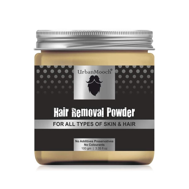 UrbanMooch Natural & Organic Hair Removal Powder for All Skin & Hair