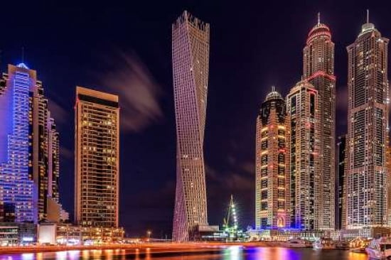 Dubai Marina Night