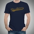 thumbnail image 4 of UGP Campus Apparel San Antonio City Baseball Script Basic Cotton T-Shirt - Medium - Navy, 4 of 7