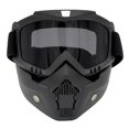 thumbnail image 3 of Gafas de Motocicleta con Visera Desmontable, Anteojos de Motocicleta para Conducir en Carretera, a Prueba de Polvo Y Viento para Actividades de Equita , Gris shamjiam gafas de motocicleta, 3 of 8