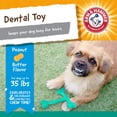 thumbnail image 2 of Juguete masticable para perros Arm & Hammer T-Bone, paquete de 2 unidades, mantequilla de maní, 2 of 7