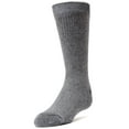 thumbnail image 2 of MeMoi Diamond Textured Cotton Rich Dress Crew Socks - Boys - Male, 6-7, Charcoal, 2 of 3