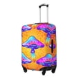 thumbnail image 2 of Haiem Magic Mushrooms Luggage Cover Printed Suitcase Covers for Luggage Elastic Washable Suitcase Protector Fits 18-32 Inch Luggage-Medium, 2 of 9