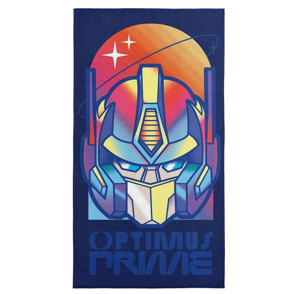 Transformers Rainbow Optimus Microfiber Beach Towel 30x60 inches