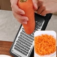 thumbnail image 4 of Stainless Steel Cheese Grater Foldable Double Sided Multi Functional for Potatoes and Cheese Kitchen Tool, 4 of 7