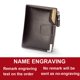 thumbnail image 1 of Billeteras cortas de lujo para hombre, tarjetero con bolsillo para monedas y cremallera, cartera para hombre, cartera de mano, titular de la foto, nombre grabado, monederos de marca para hombre Deng Xun unisex, 1 of 2