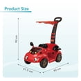 thumbnail image 3 of Carrito Mini Móvil MY5205 con Manija de Empuje Cinturón de Seguridad y Visera para El Sol., 3 of 5