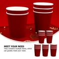 thumbnail image 4 of Milisten 20Set New Year Paper Cup High-end Red Waterproof Paper Disposable, 4 of 5