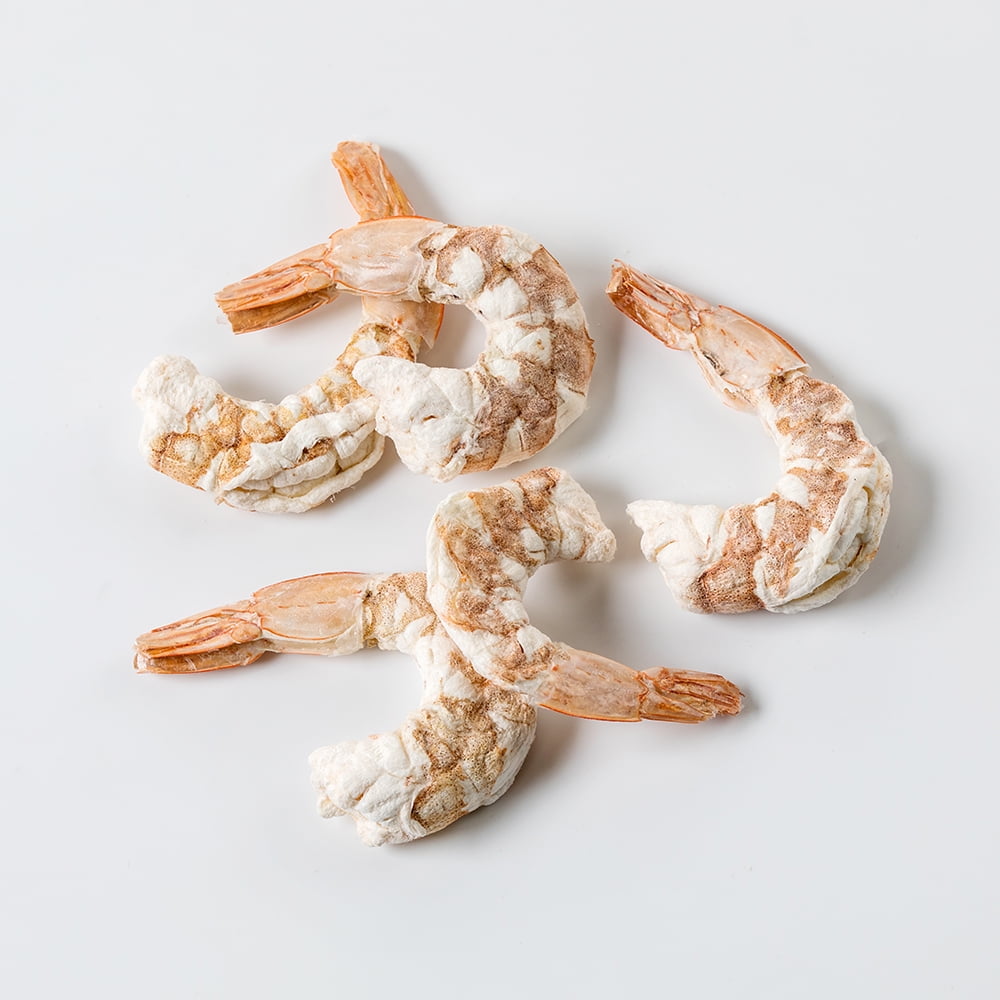 FTF Technologies Freeze Dried Uncooked Peeled Shrimp Fillets, 25 Year Shelf Life