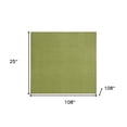 thumbnail image 5 of 9' X 9' Green Square Non Skid Indoor Outdoor Area Rug, 5 of 5
