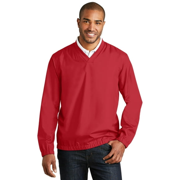 Discontinued  Port Authority &#174;  Zephyr V-Neck Pullover. J342 Xl Rich Red