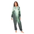 thumbnail image 2 of FORMRS Onesies Pajama for Adults Unisex Hoodie Winter Jumpsuit One Piece Sleepwear, Sizes S-2XL, Green Forest, 2 of 7