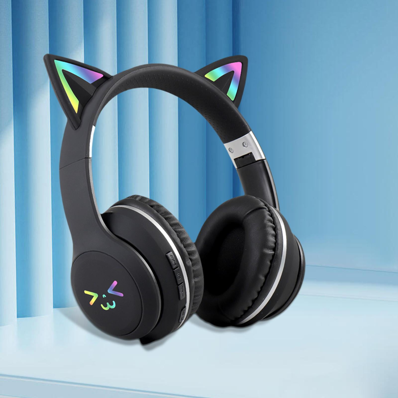 Gaming Headset Low Latency Lightweight Over Ear Headphones for Phones Gaming Black Walmart