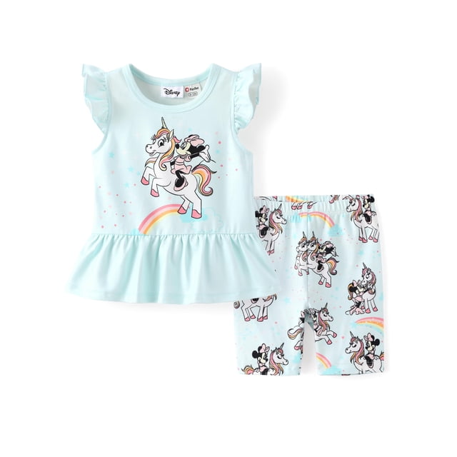 Conjunto de ropa Disney Minnie Mouse Unicorn para niña pequeña