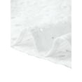 thumbnail image 5 of INSPIRE CHIC Summer Eyelet Top for Women Ruffle Mock Neck Puff Short Sleeve Cotton Casual Blouses Top XS White, 5 of 6