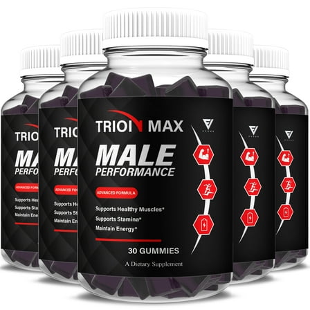 (5 Pack) Trion Max Performance Gummies, TrionMax Advanced (5 Month Supply)