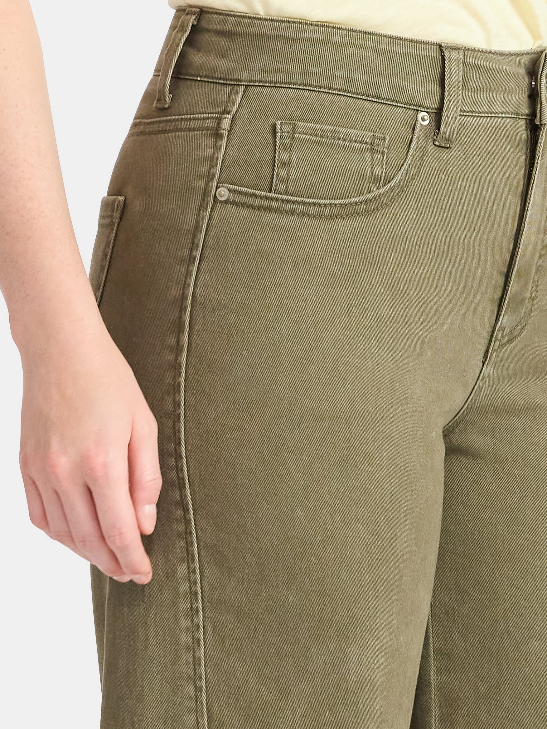 Time and Tru Women's High Rise Barrel Jeans, Sizes 0-20