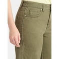 thumbnail image 4 of Time and Tru Women's High Rise Barrel Jean, 26.5" Inseam, sizes 2-20, 4 of 5